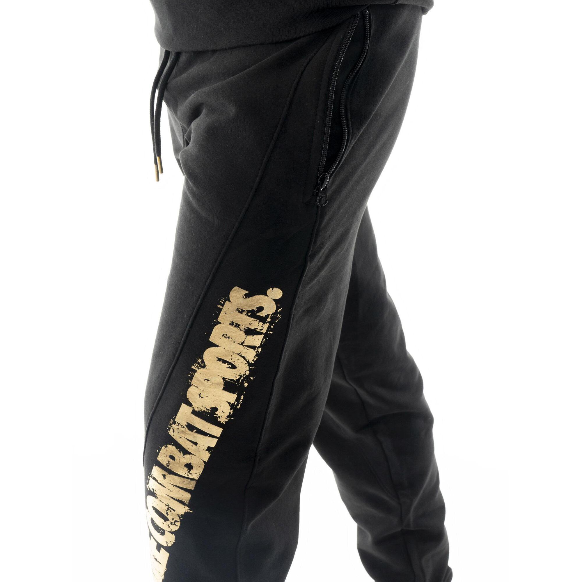 Pantalone sportivo invernale da uomo con tasche con zip "Authentic Gold"