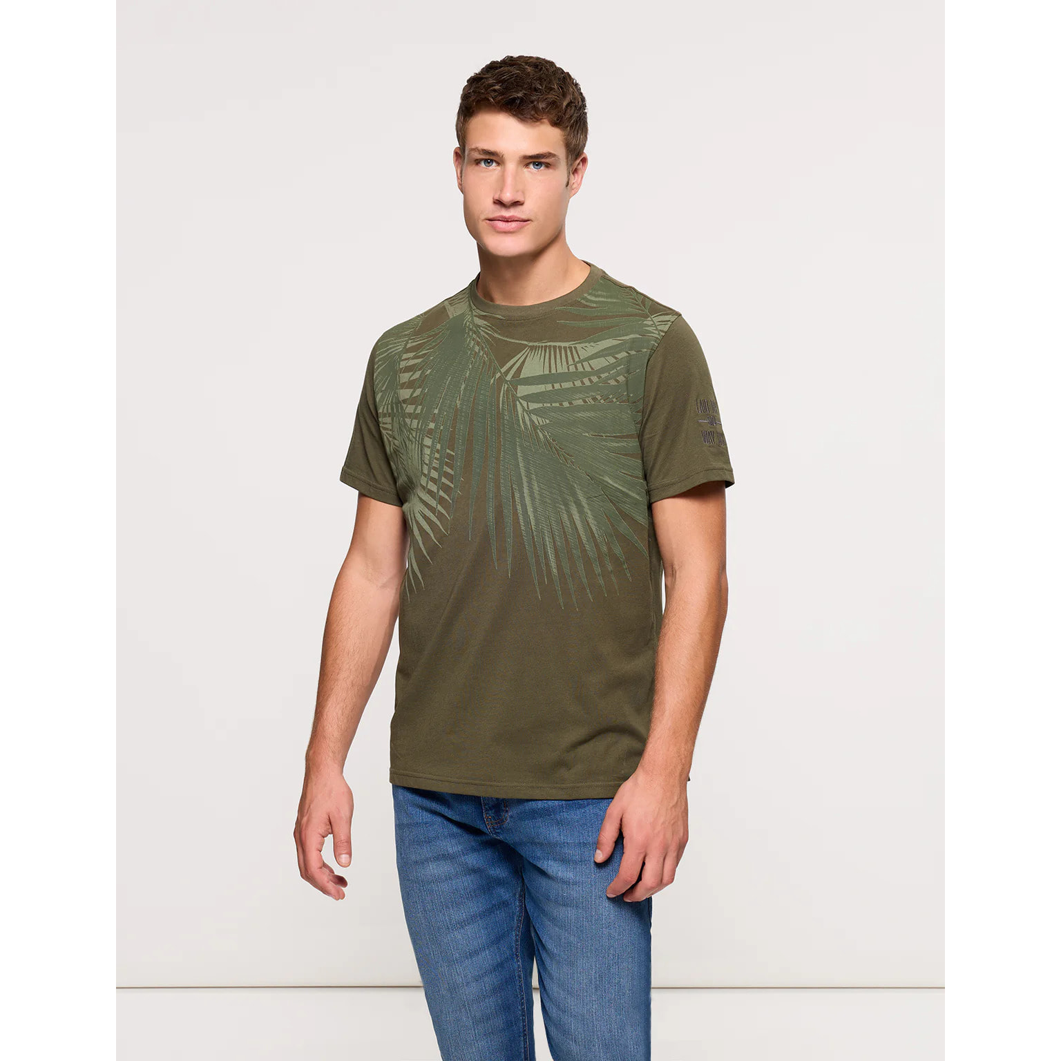 Camiseta Manga Corta Caqui - Nunobet