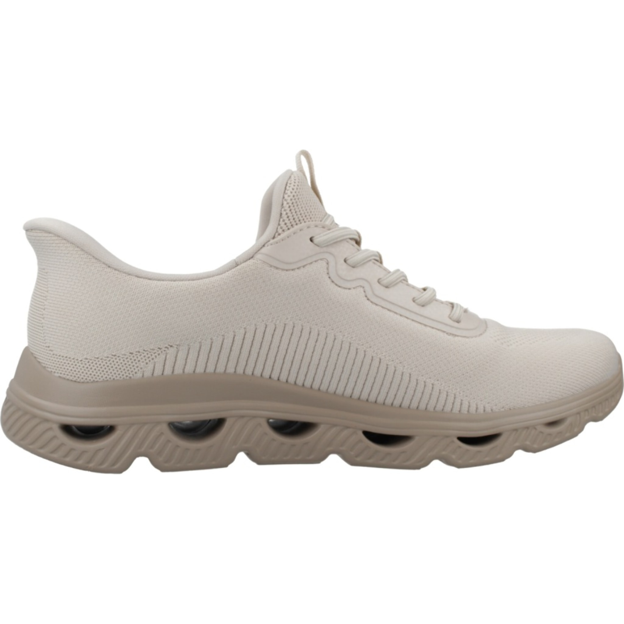 Sneakers De  Mujer Slip-ins Bobs Arc Waves Beis