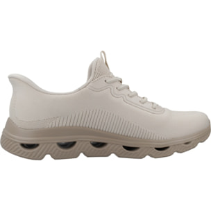 Sneakers De  Mujer Slip-ins Bobs Arc Waves Beis