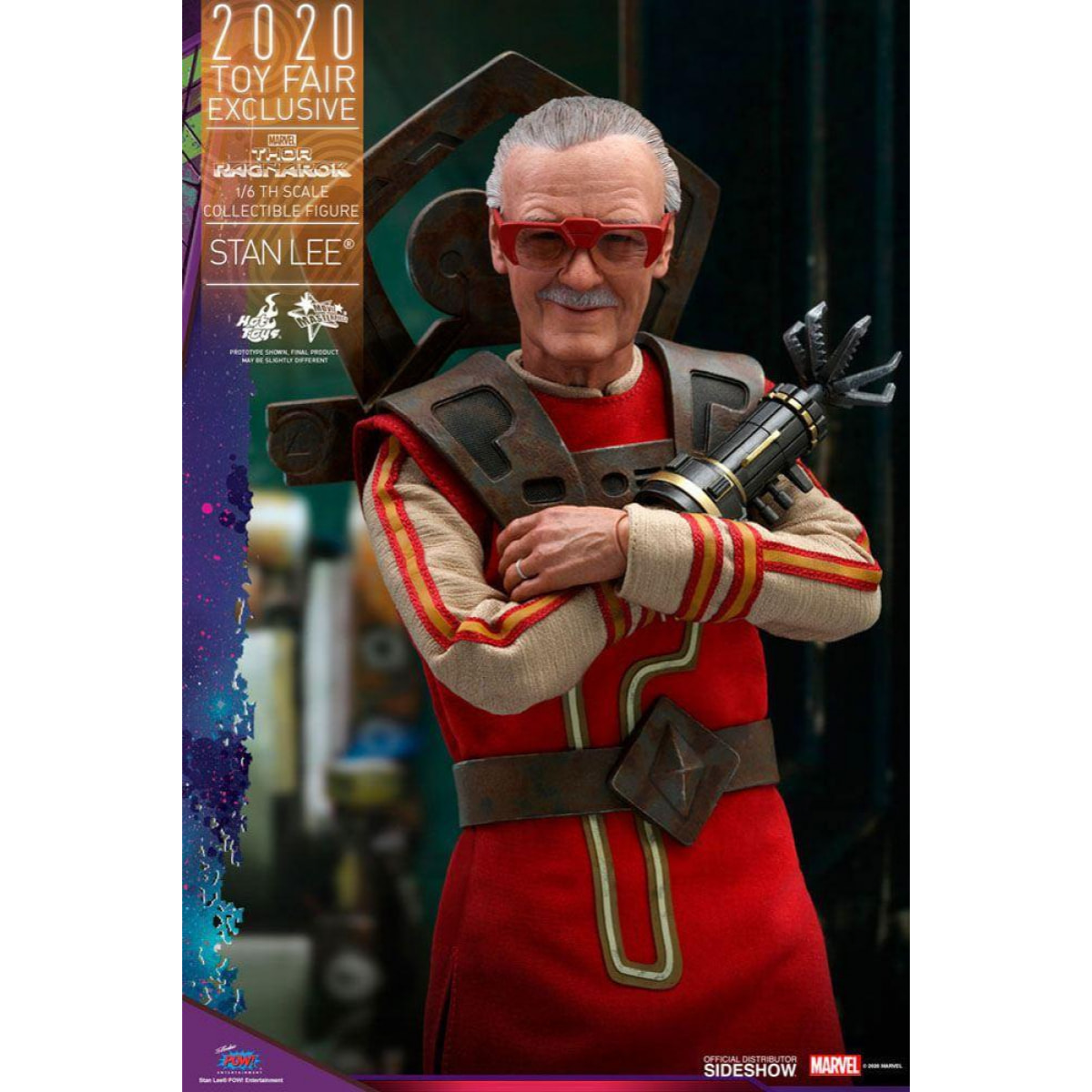 Thor Ragnarok Film Capolavoro Statua Stan Lee Figura 30 cm Esclusiva Hot Toys