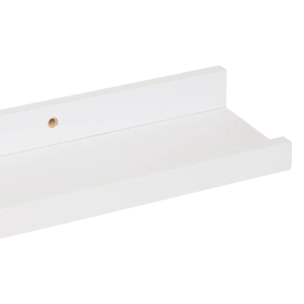 Étagère murale 58cm "Fixy" blanc