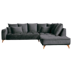 Canapé d'Angle Droit Tissu Altamo, 4 Places, Housse Déhoussable, Style Scandinave