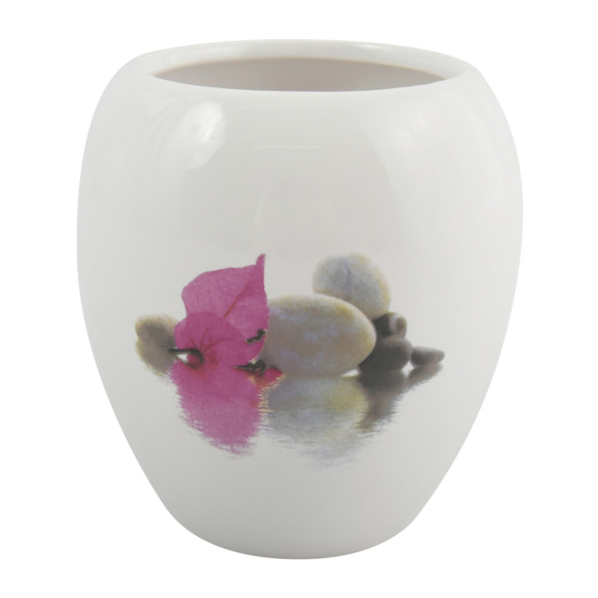 Ensemble 3 accessoires de salle de bain Céramique JAVA BORNEO Blanc MSV