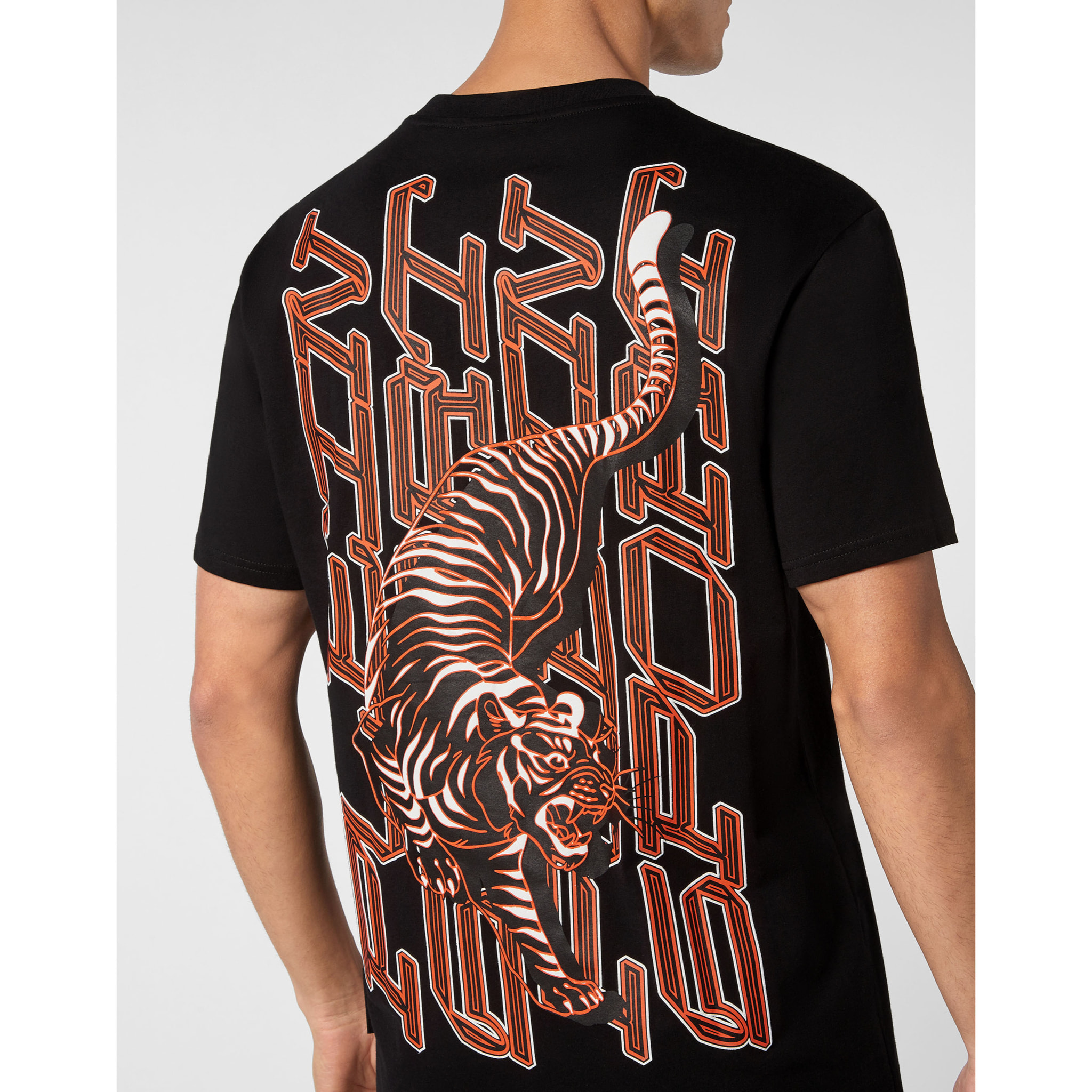 PLEIN SPORT Camiseta Cuello Redondo TIGER