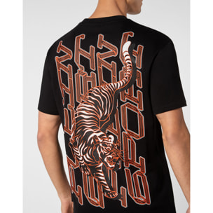 PLEIN SPORT Camiseta Cuello Redondo TIGER