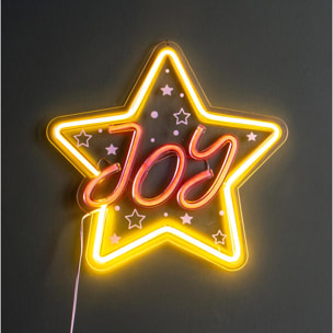 Stella neon - Pezzi 2 - 30xH28,8x1,5cm - Bianchi Dino SpA