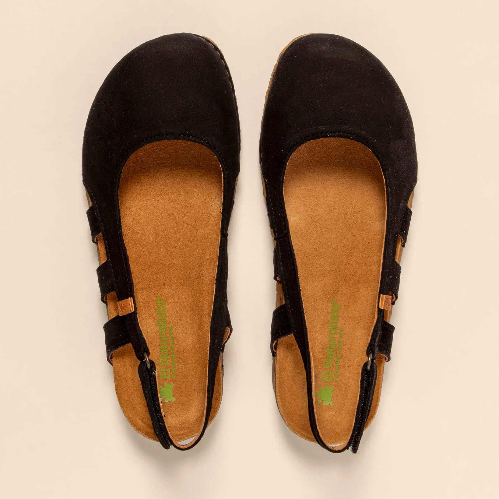 Sandalias N5817 NOBUCK LAVADO BLACK /PANGLAO color Black