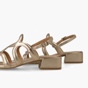 SANDALIAS DORADAS KON5355