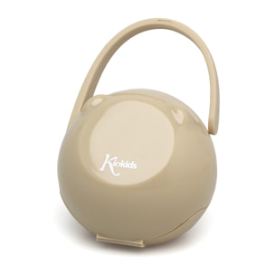 PORTACHUPETES CON GANCHO BEIGE