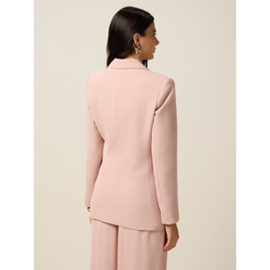 Oltre - Blazer con fibbia gioiello - Rosa