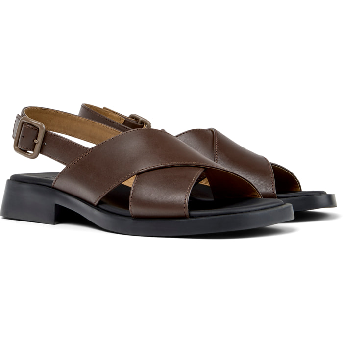 Sandalias - CAMPER Dana - Marron - Cuero liso