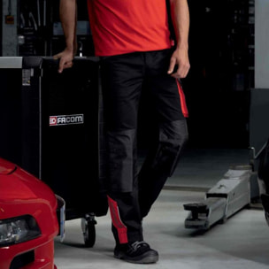 Pantalon FACOM Timing Noir/Gris Taille S - FXWW1000E-S