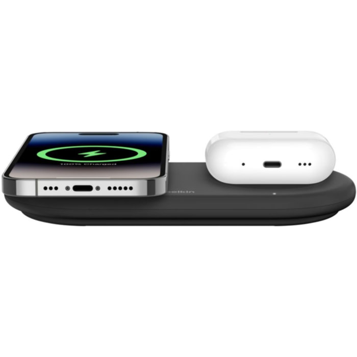 Chargeur induction BELKIN station de recharge 15W 2 en 1