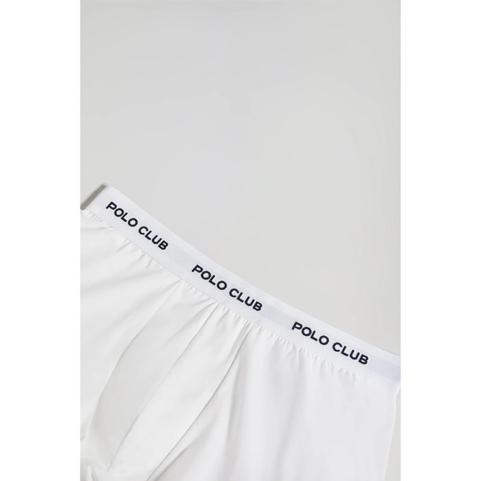 Boxer blanco con logotipo Polo Club