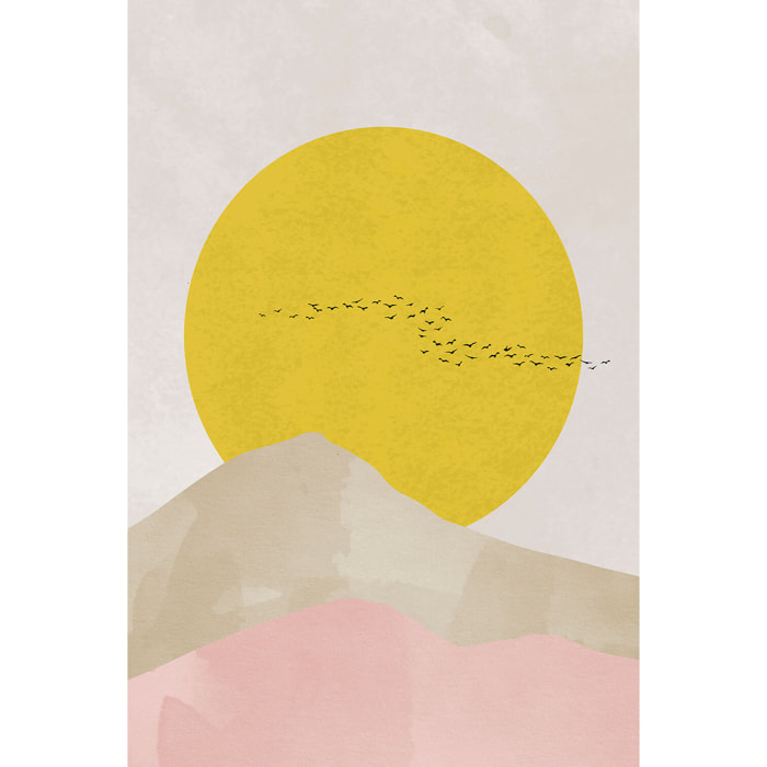 Tableau Envolée au soleil Toile imprimée