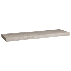 Étagère murale 80cm "Fixy" effet chêne gris