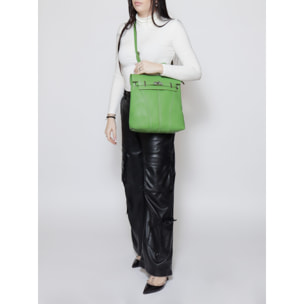 Borsa a mano da donna - Modello False - Vera pelle - 29.0 x 29.0 x 8.0 cm