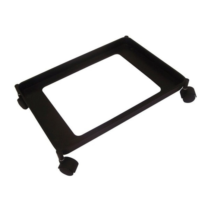 Support à  roulette pour seau bi-bac PP Noir MSV