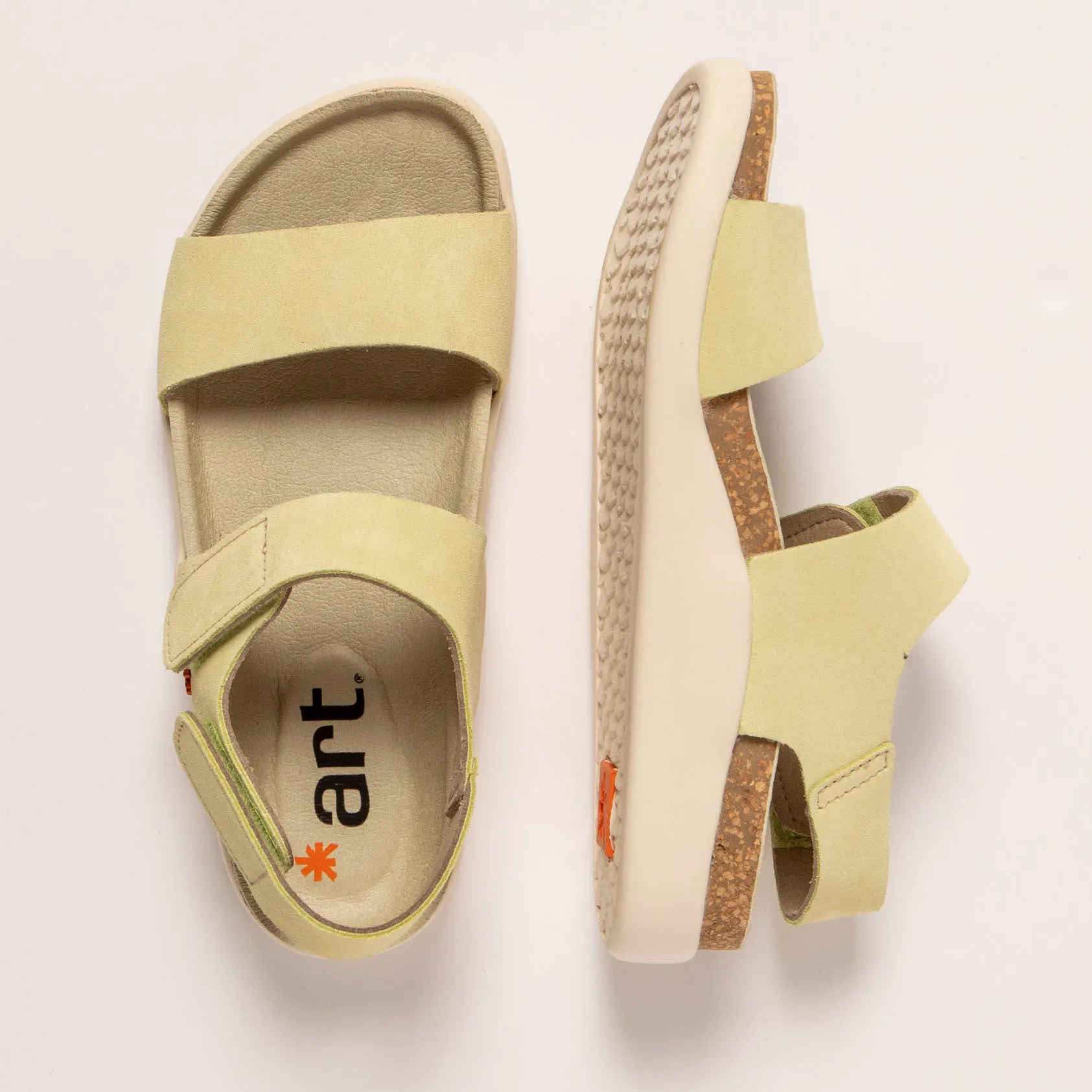 Sandalias 1386S SILK SUEDE LIMA/ BIARRITZ color Lima