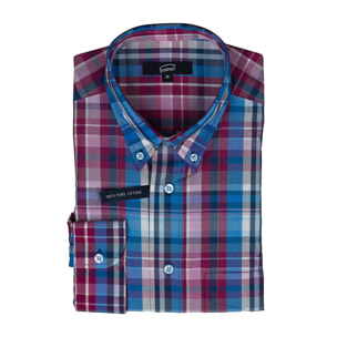 Camicia GRINO quadro grande multicolor