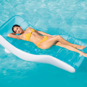 Intex Materassino Gonfiabile Mare Splash Lounge, Azzurro, 191x99 cm