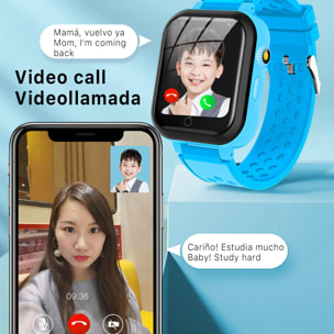 Smartwatch T16 4G localizador GPS,Wifi y LBS. Videollamada, micro chat, botón SOS.