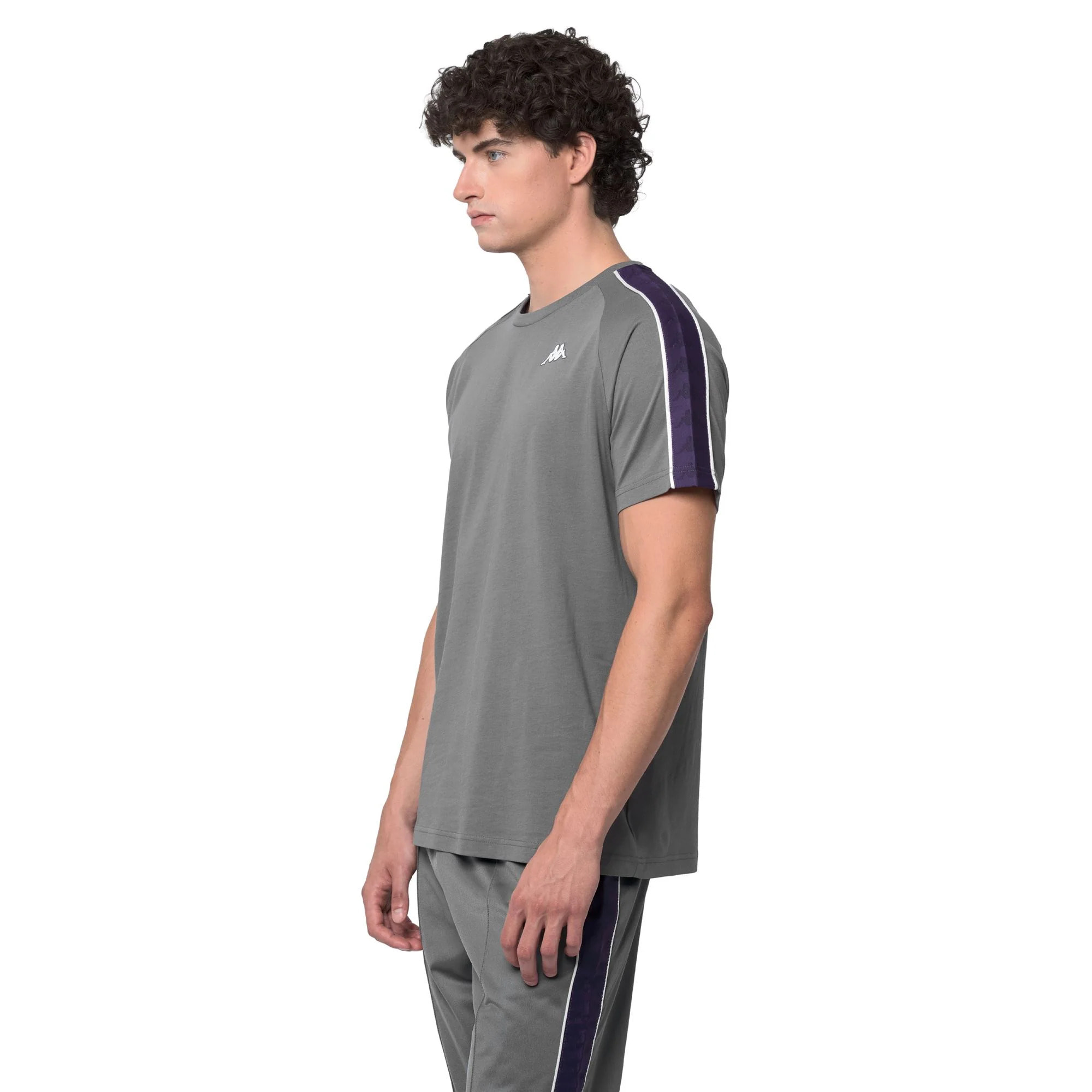 Kappa - T-Shirts & Top Uomo Grigio - 222 Banda Coen Slim