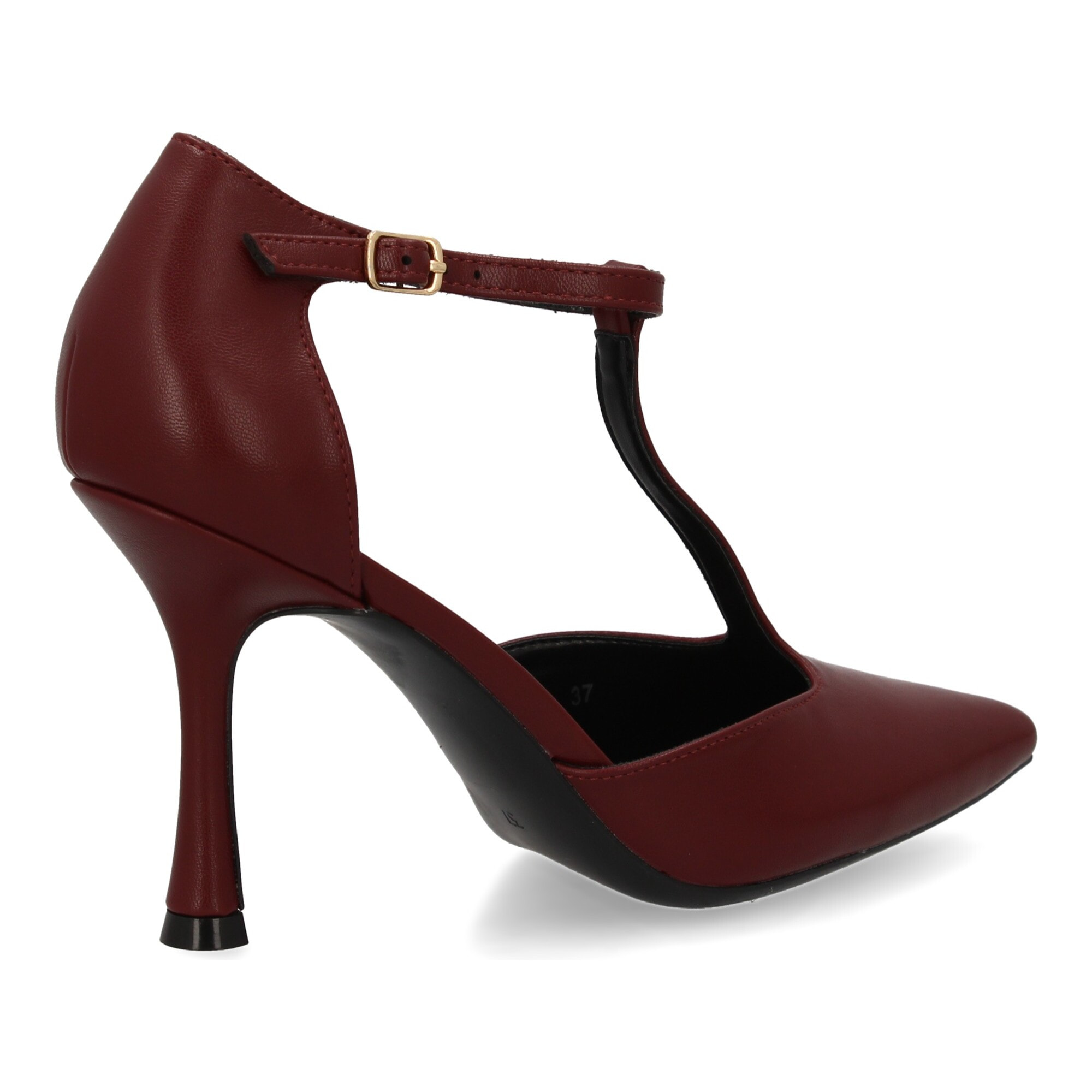 Zapato de salón con tacón alto y punta afilada