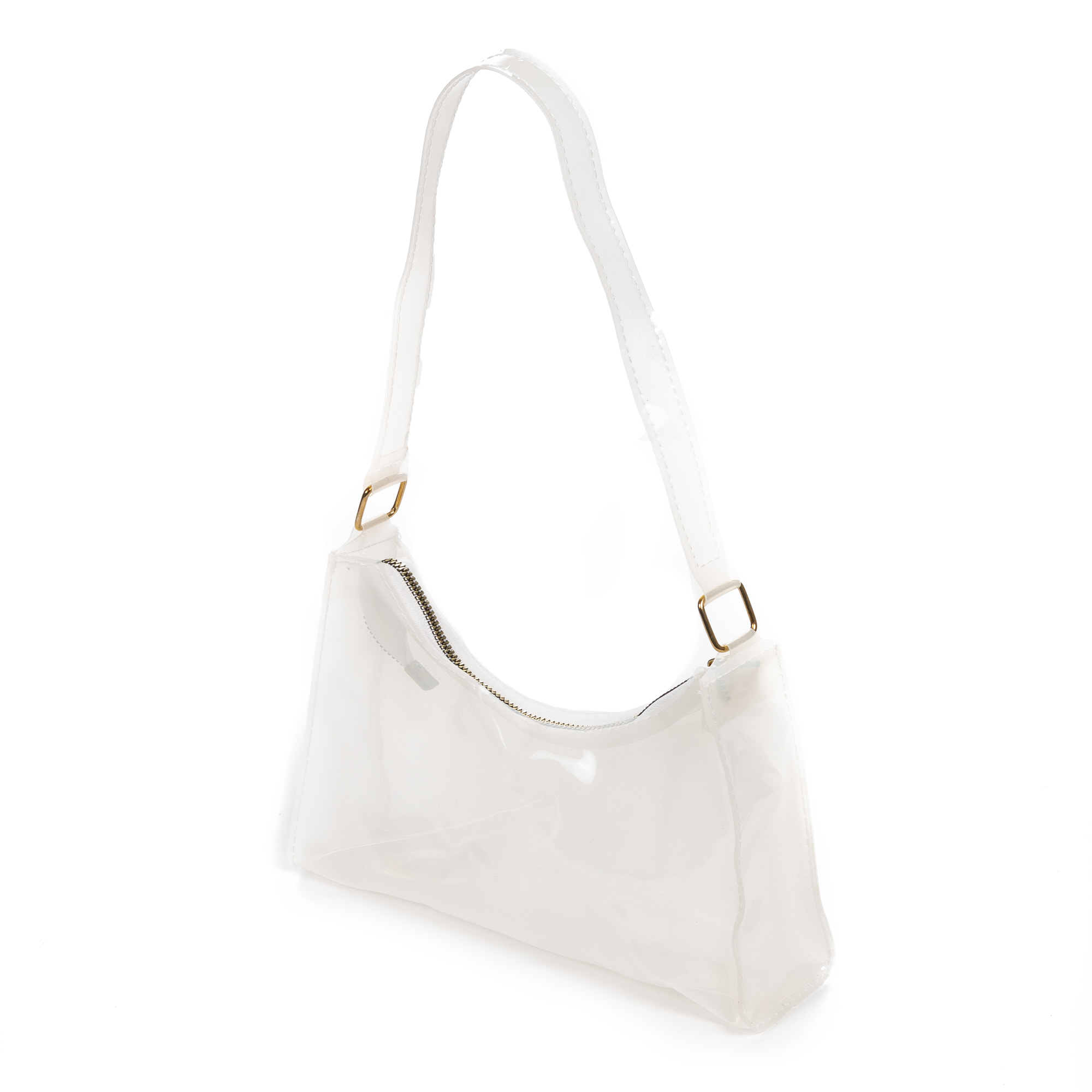 Zeri bolso de hombro de PVC transparente.