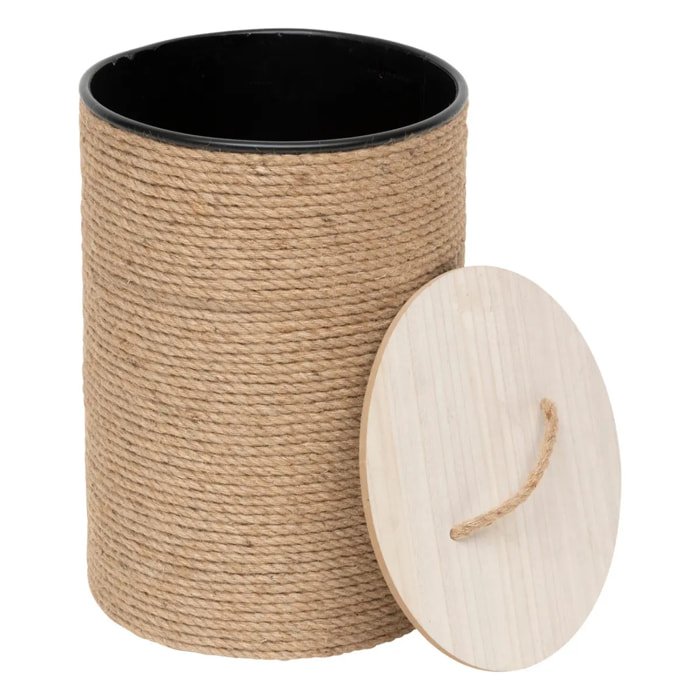 Coffre "Bill" beige D36 x H49,5cm