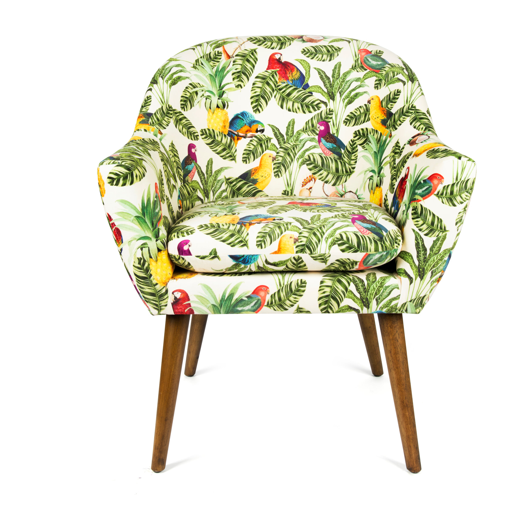 Poltrona Excelsa Havana in poliestere e multistrato 70,5x65x83 cm multicolore