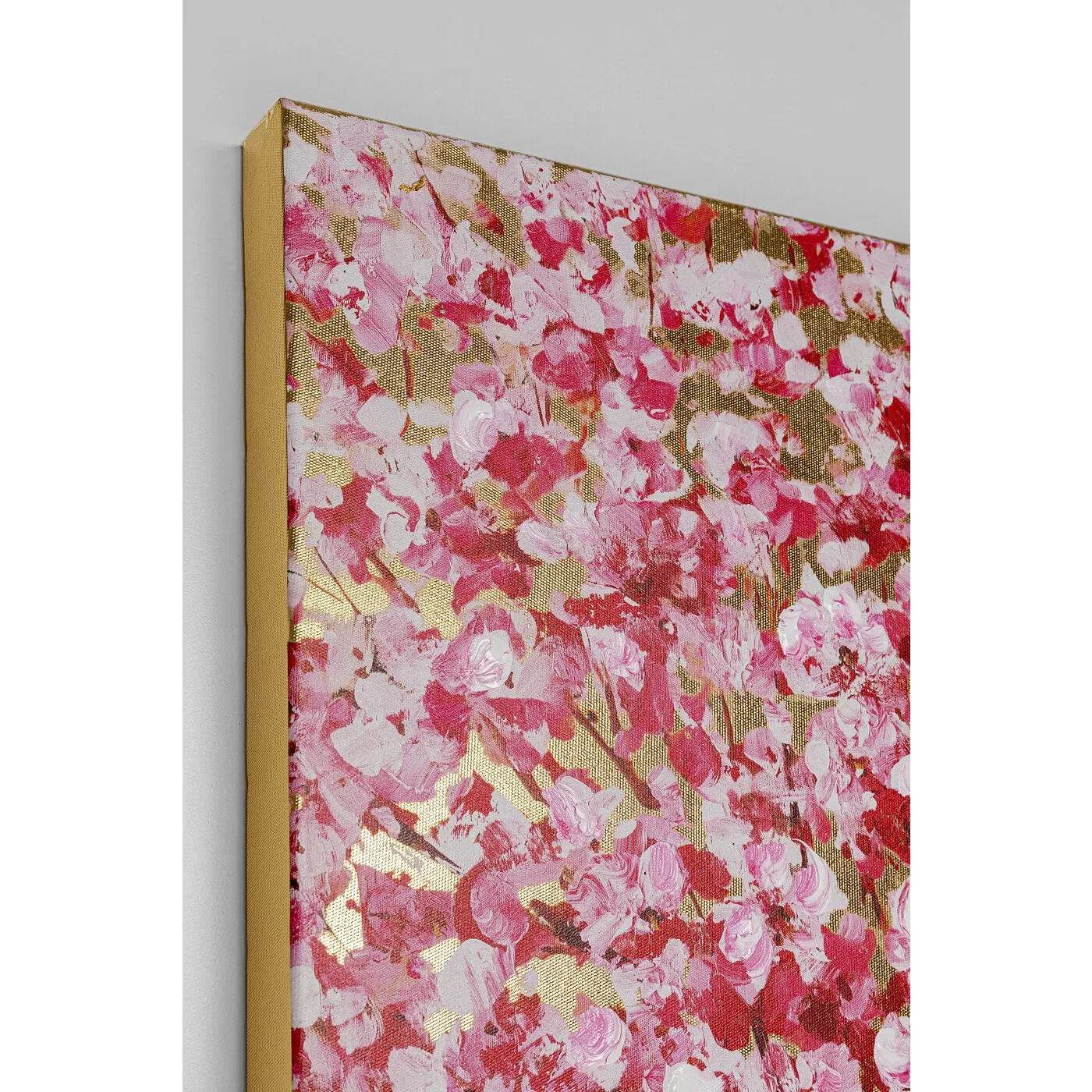 Tableau Touched fleurs couple 80x100cm Kare Design