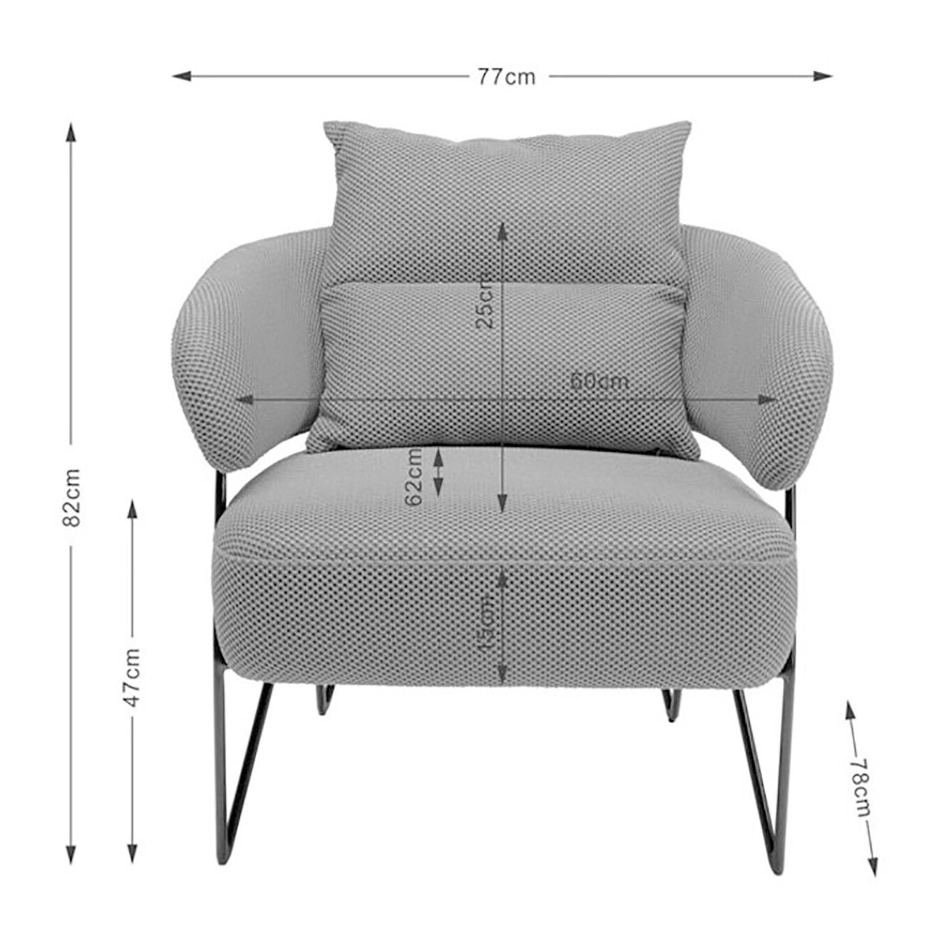 Fauteuil Peppo jaune Kare Design