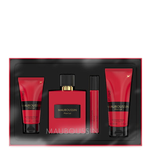 Pour Lui In Red - Coffret Eau de Parfum 100 ml + Gel Douche 90 ml + Gel Douche 50 ml + Spray 20 ml