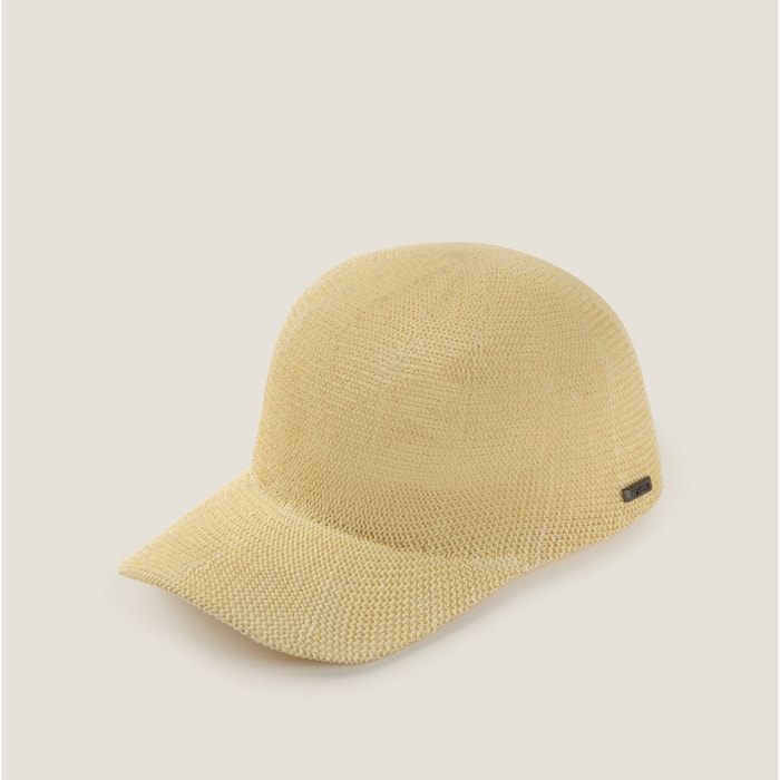 Sombrero playa Cap color marfil crudo