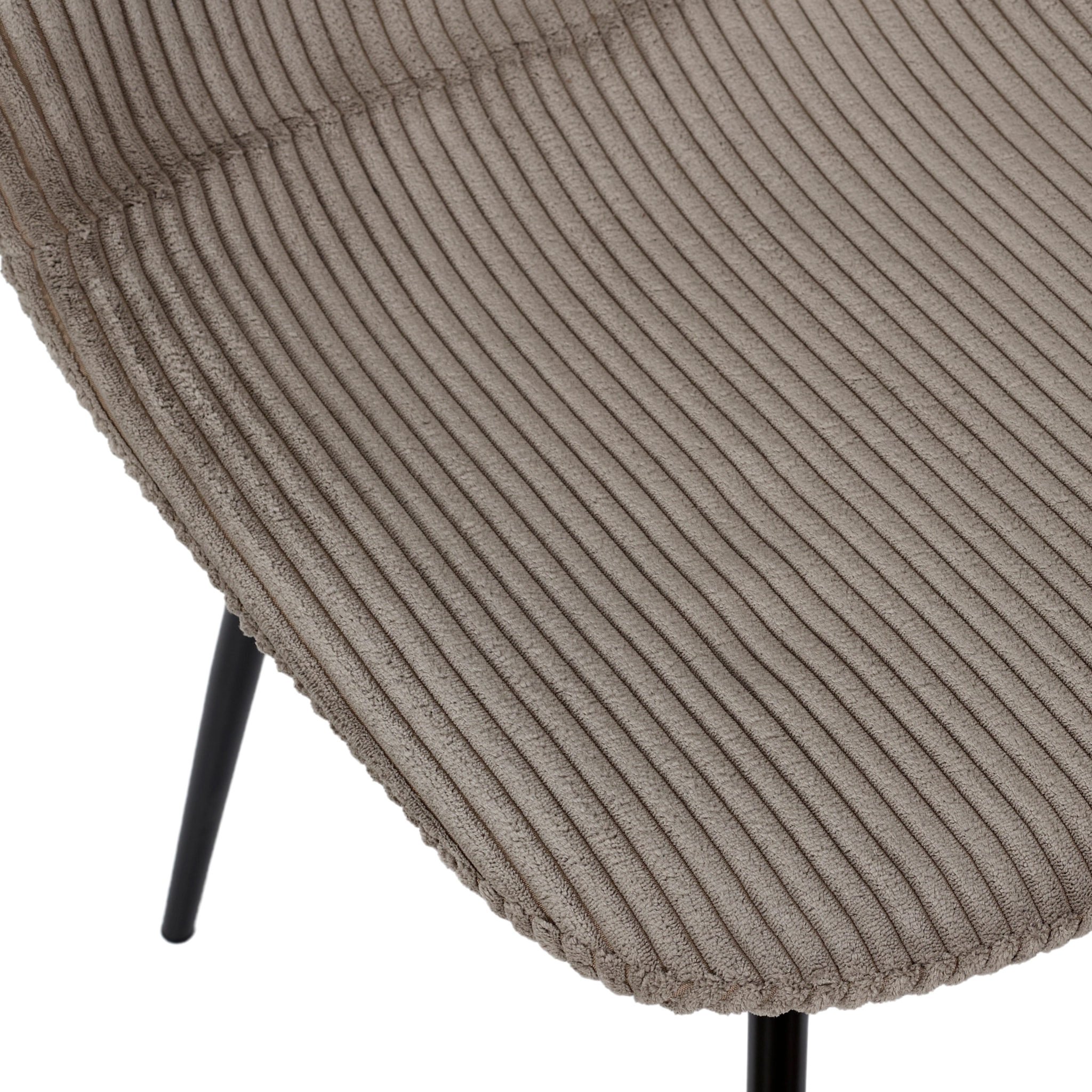 Chaise Cotele Scott Taupe - Lot de 4