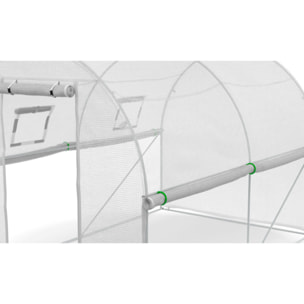 Serre 6m² blanche - gamme toutes saisons