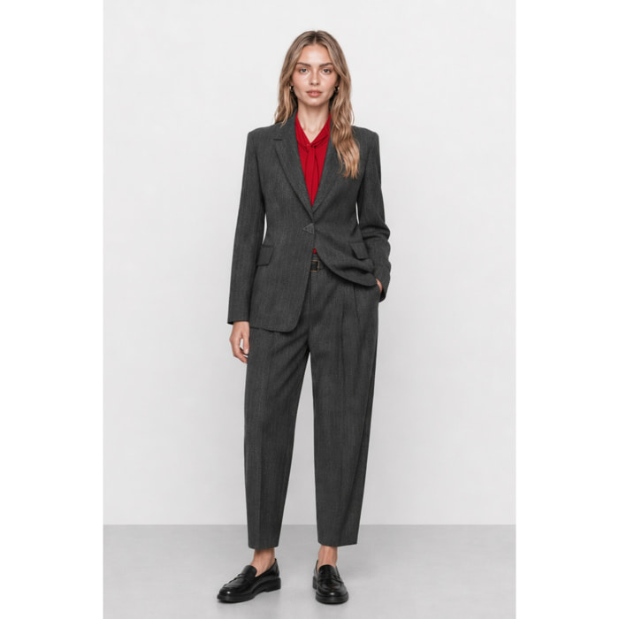 Kocca - Giacca sartoriale monopetto da donna con rever classico Donna