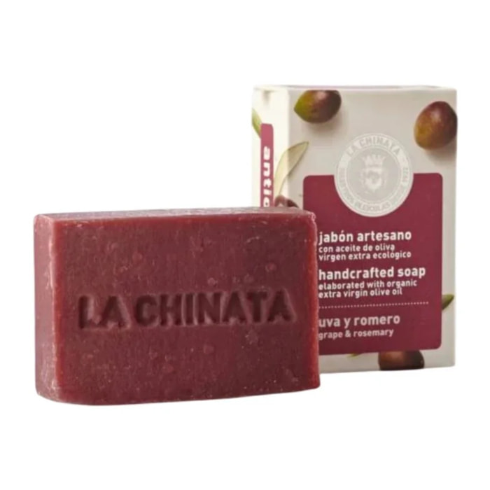 Jabón Artesano Antioxidante Uva Romero 100 gr La Chinata