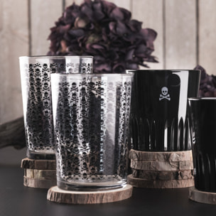 Set de 12 vasos de sidra 35cl con calaveras scalpers home