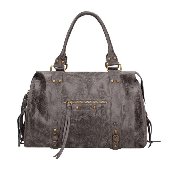 Borsa a spalla da donna - Modello Clara - Vera pelle - 41.0 x 28.0 x 13.0 cm
