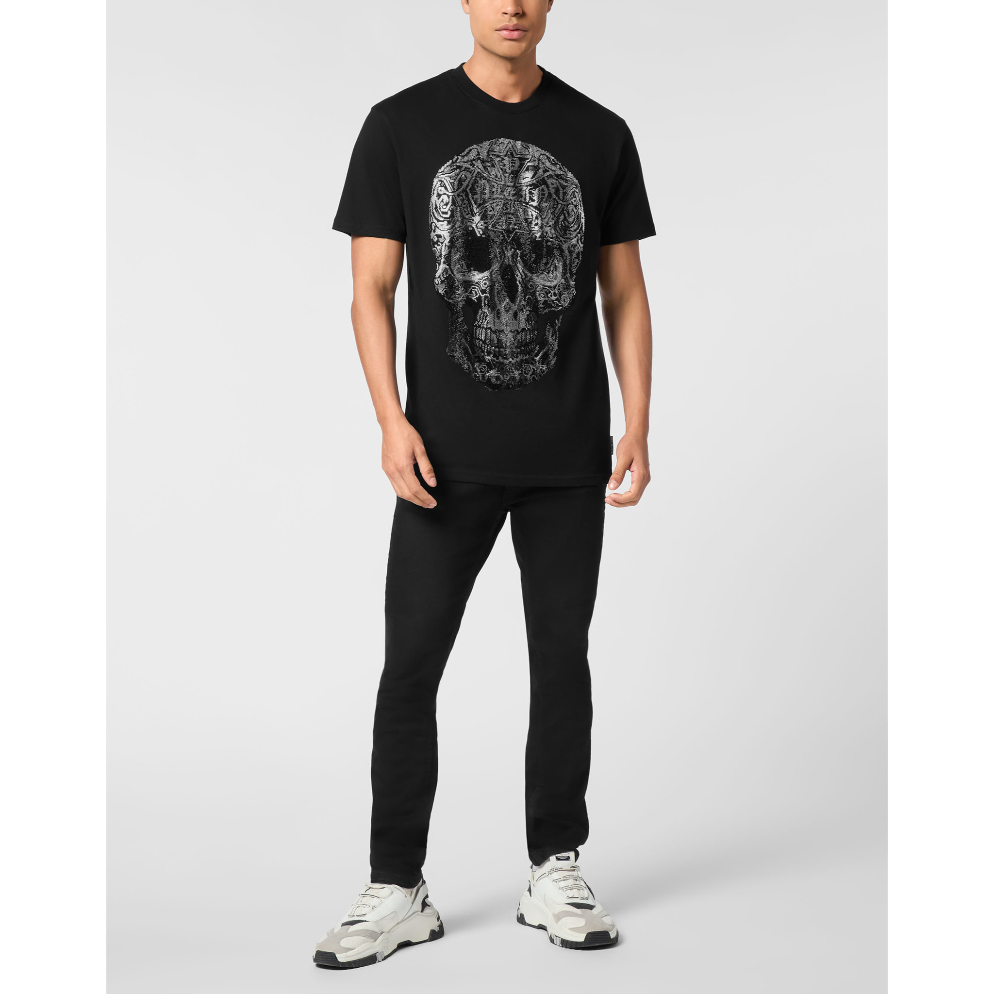 PHILIPP PLEIN T-Shirt Round Neck Ss SKULL