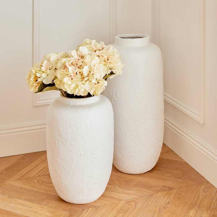 Vase Elene 30x30x66cm Blanc