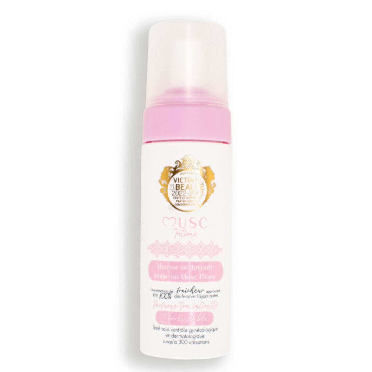 Musc Blanc - Mousse Nettoyante Intime 150 ml