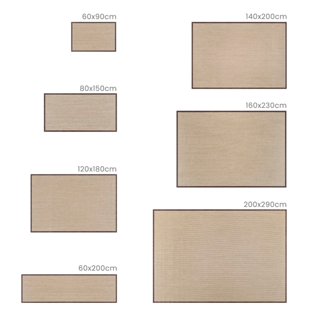 Tapis LIVING DECO Beige-Choco