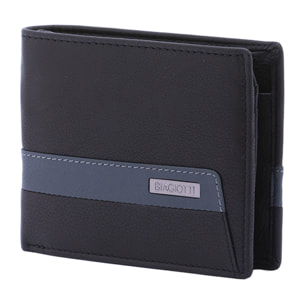 Portafoglio  da uomo In Vera pelle Made in Italy 10x12,5x2,5 cm