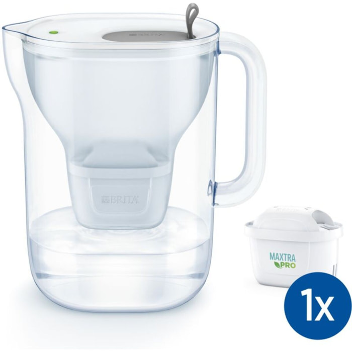 Carafe filtrante BRITA style xl grise