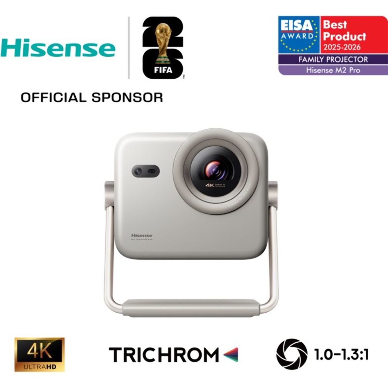Vidéoprojecteur home cinéma HISENSE Laser Mini Projecteur M2 Pro