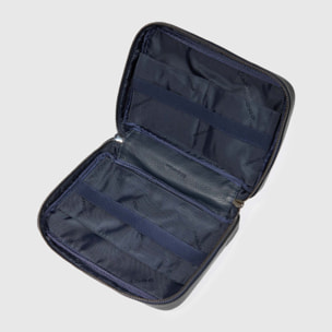 Piquadro Pochette porta cavi da viaggio in pelle